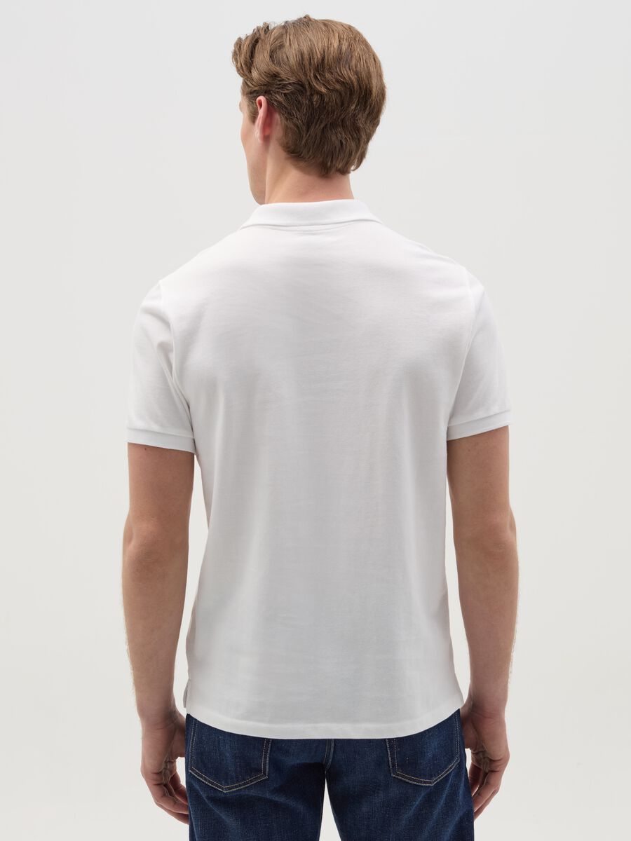 Polo shirt in organic cotton piquet_2