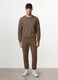 Grey crew-neck cotton-blend sweatshirt, regular fit_2