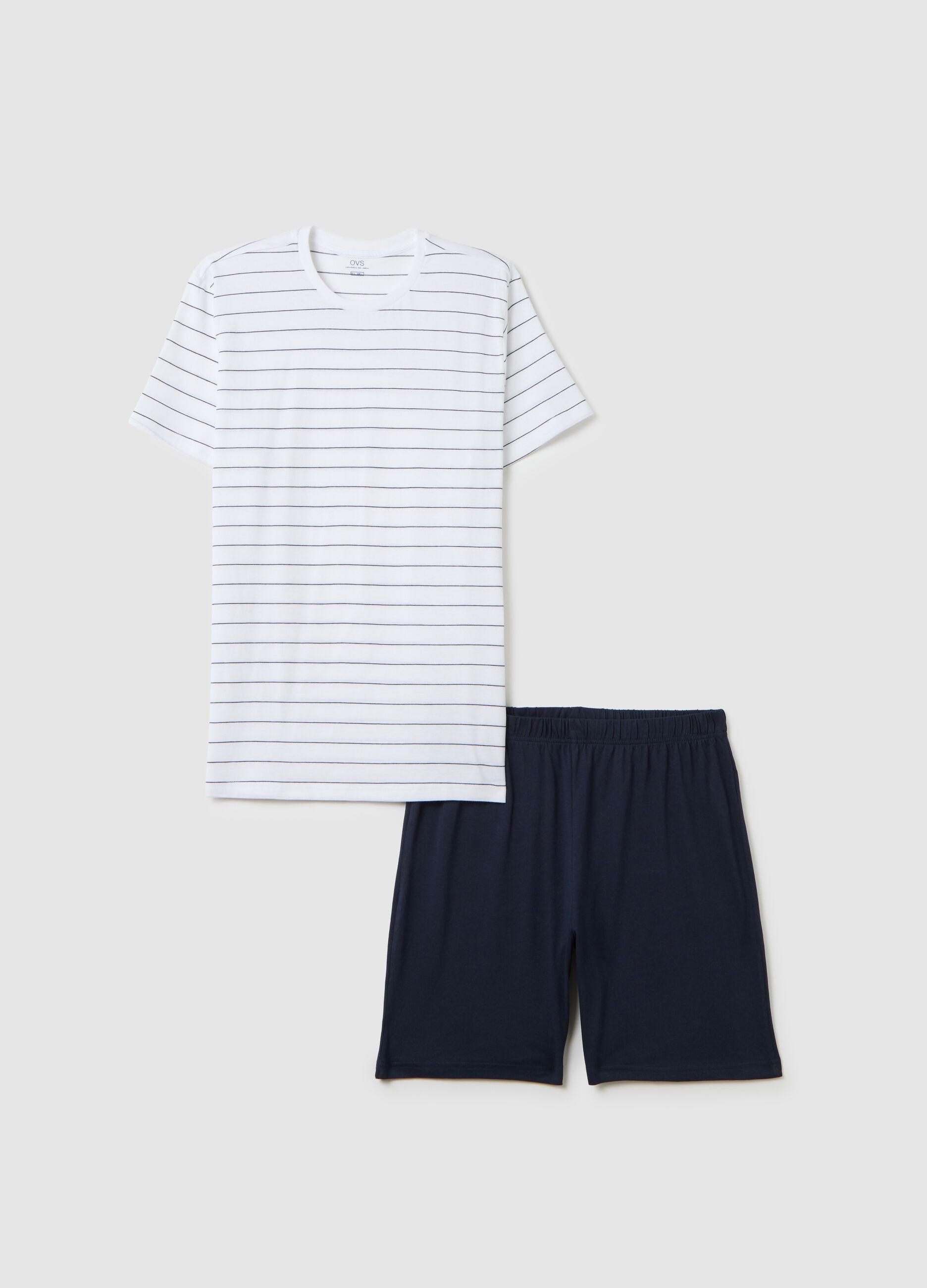 White striped cotton pyjamas by Ovs