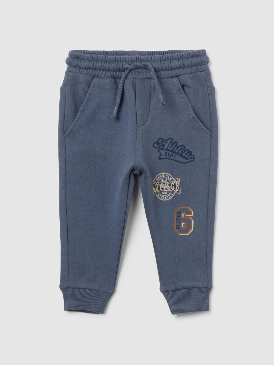 Children's Blue Cotton Trousers_0
