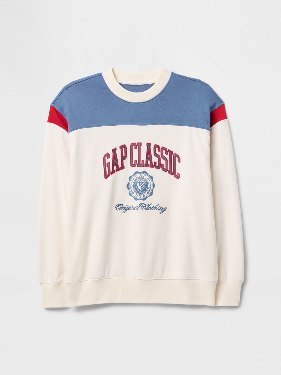 Felpa Gap Classic con logo tricolore_4