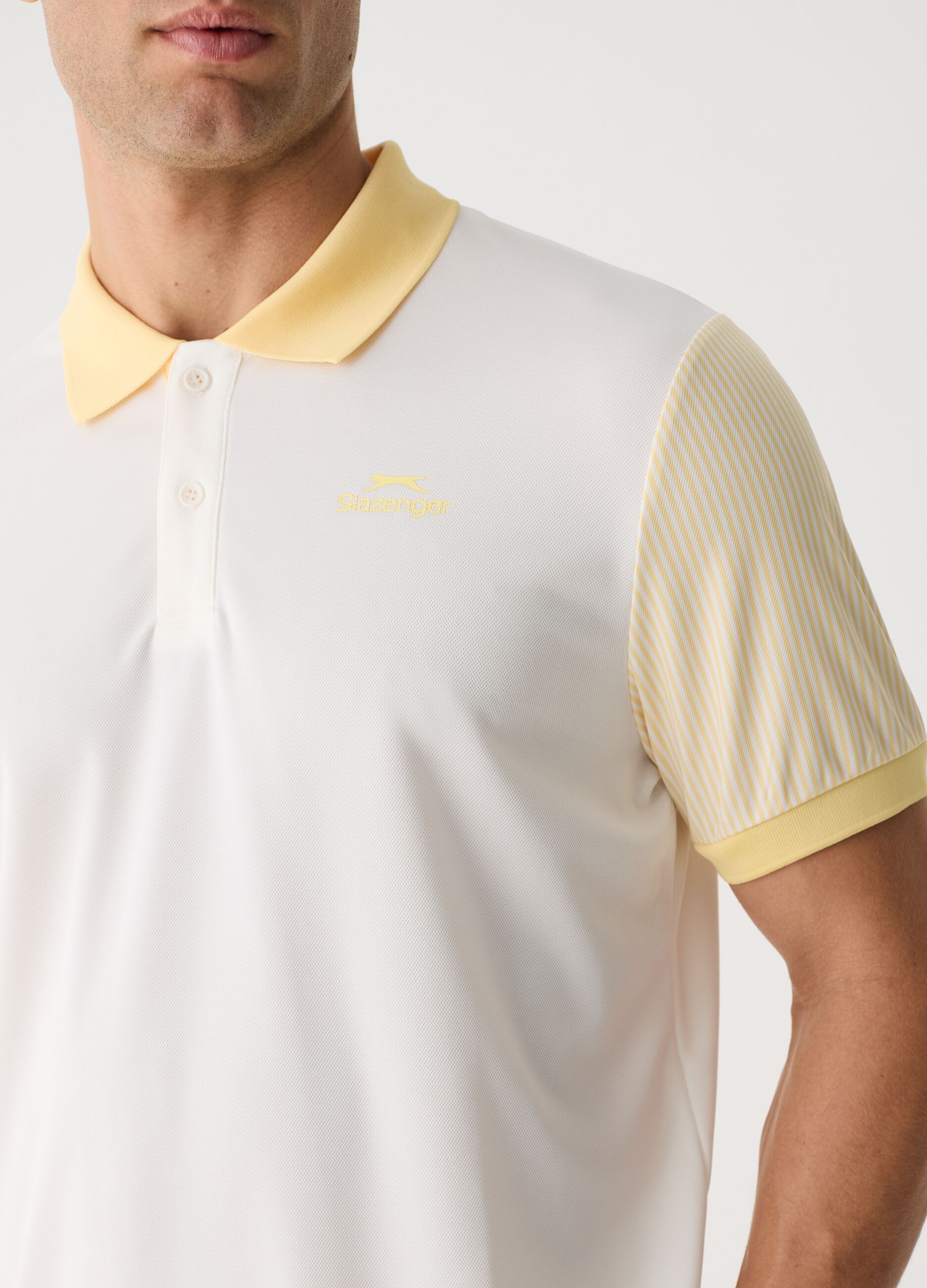 SLAZENGER polo shirt in technical fabric