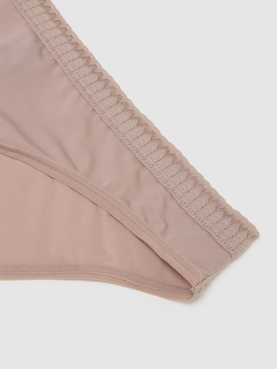 Beige stretch fabric briefs_5