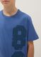 T-shirt in puro cotone blu da ragazzo regular fit con stampa_2