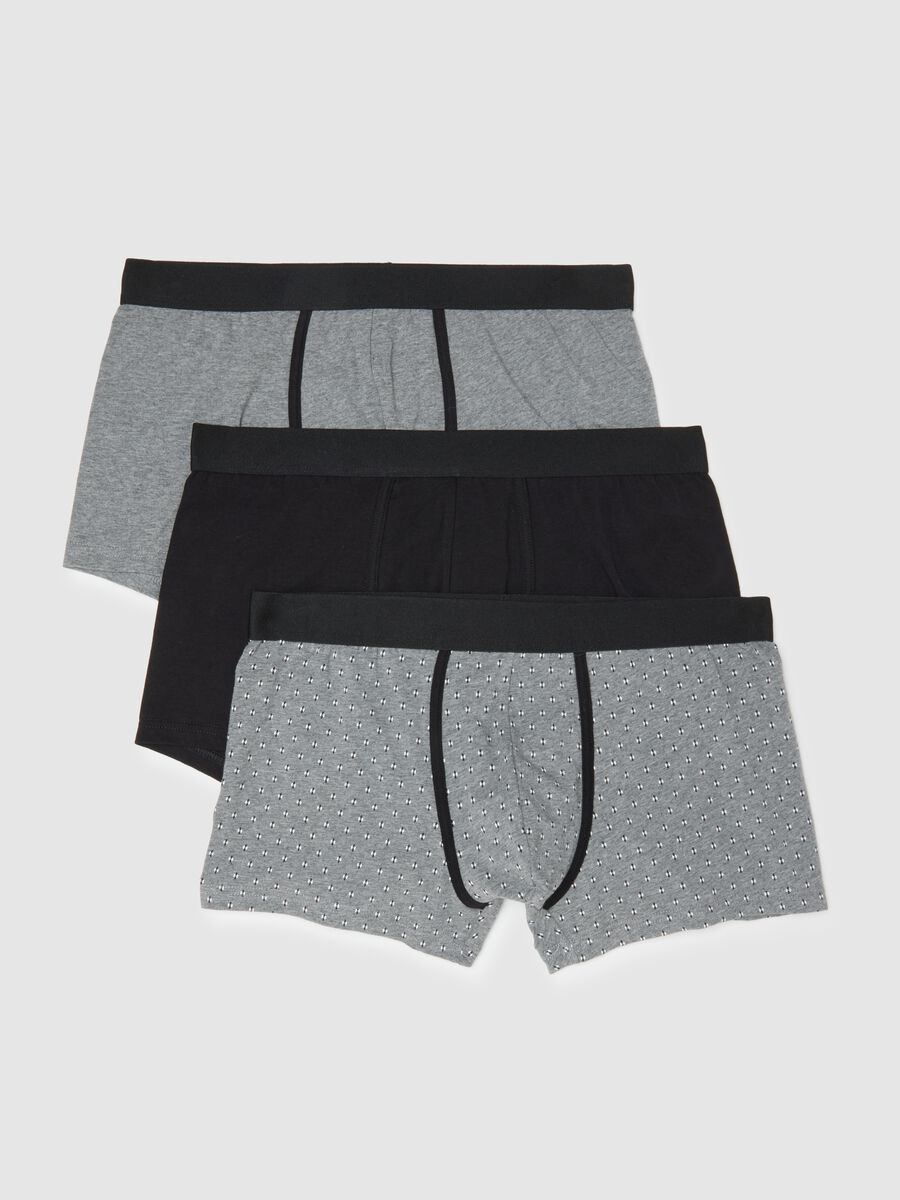 Multicolour Elasticated Cotton Regular Fit Tripack Boxers_4