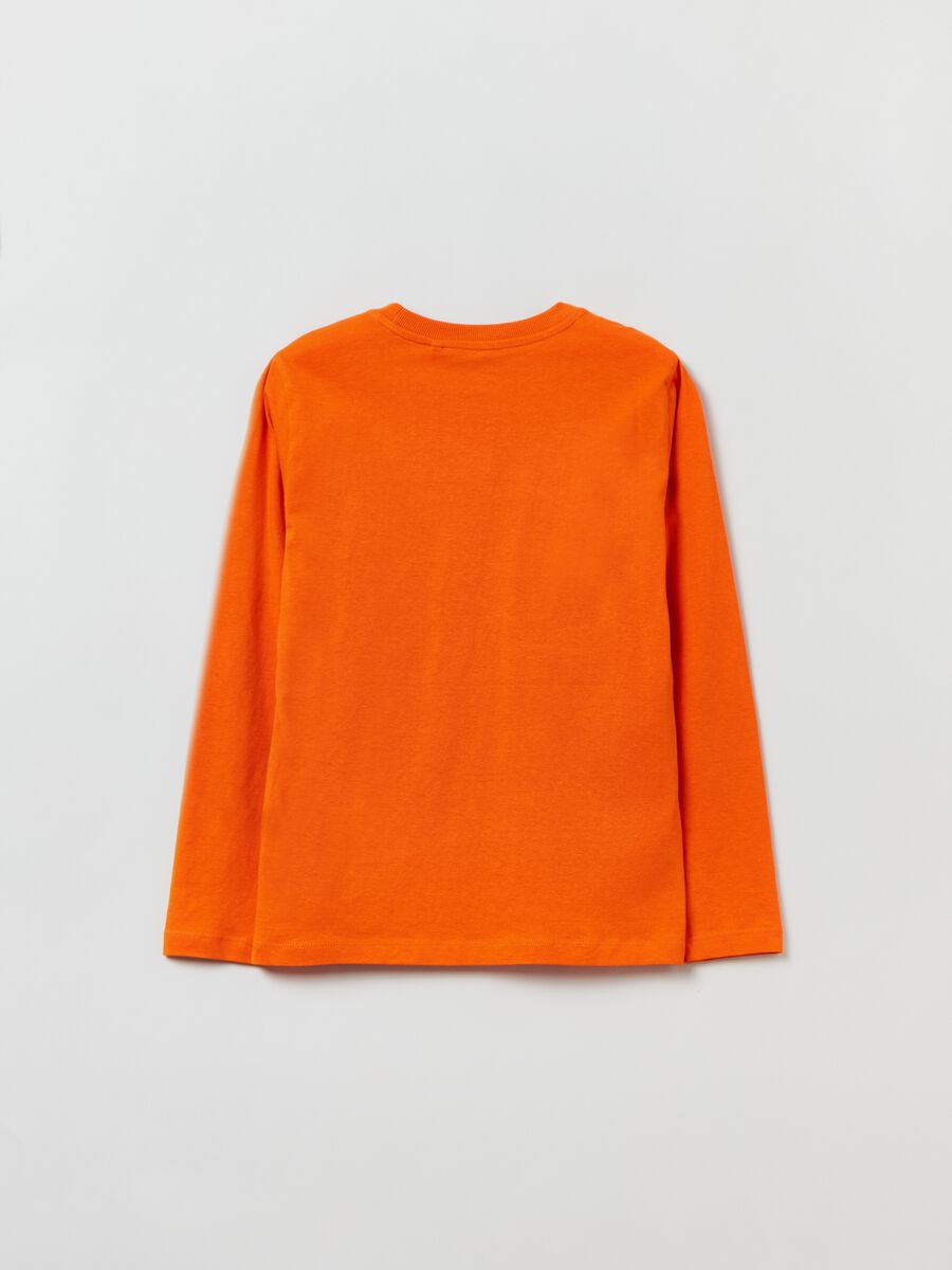 T-shirt a maniche lunghe con stampa_1