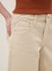 Girls' beige pure cotton shorts with regular fit_2