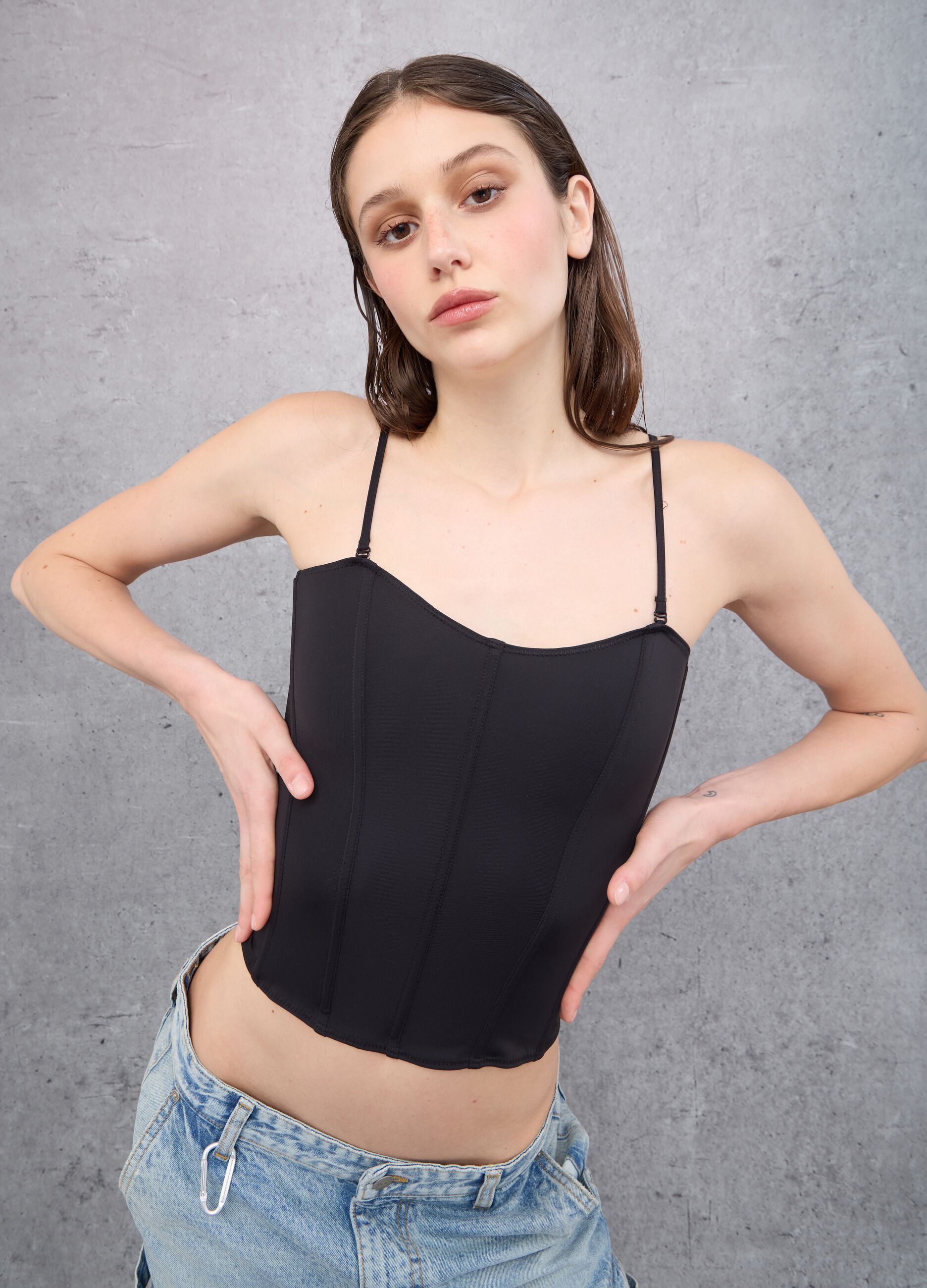 Corset Top Black
