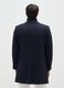 Long blue checked coat regular fit in houndstooth_2