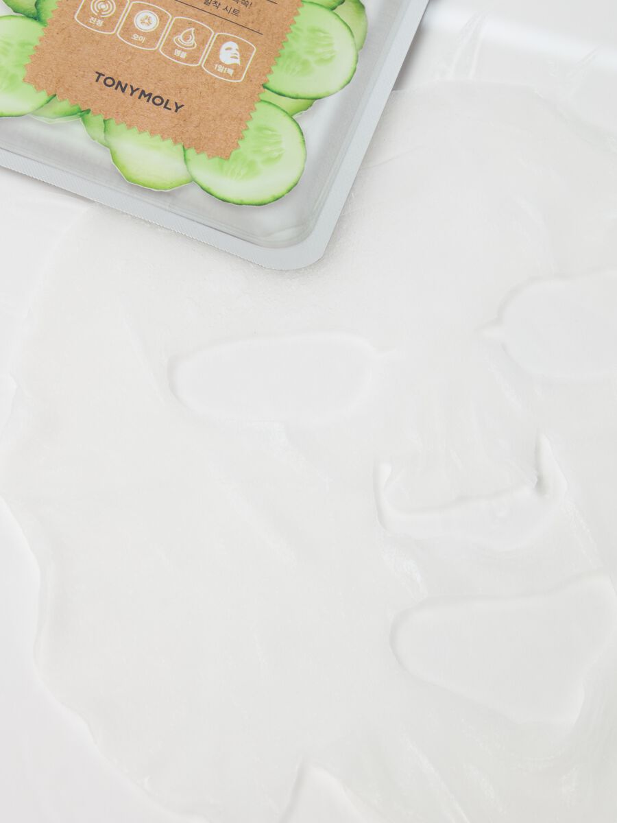 Soothing fabric mask with cucumber extract - Korean skincare_1