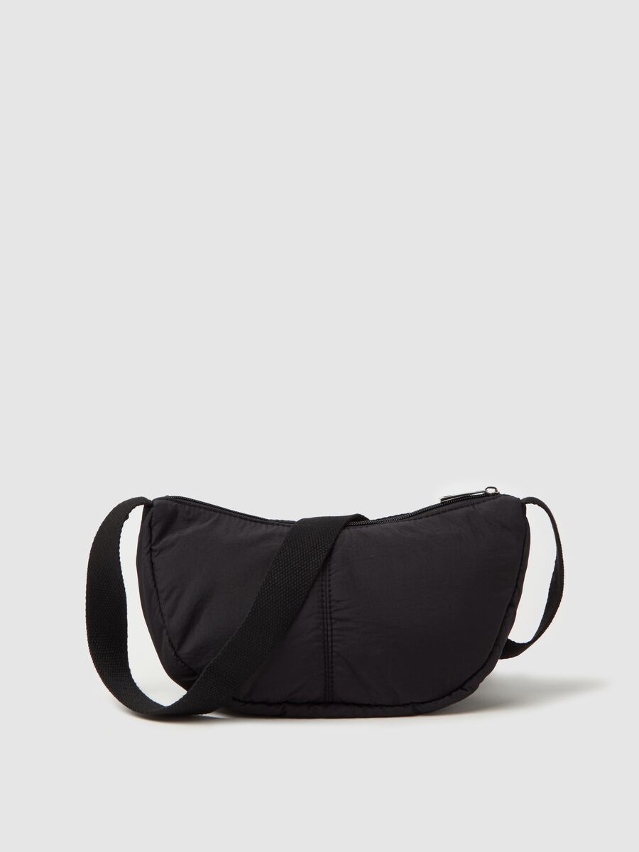 Essential small half-moon bag with shoulder strap_1