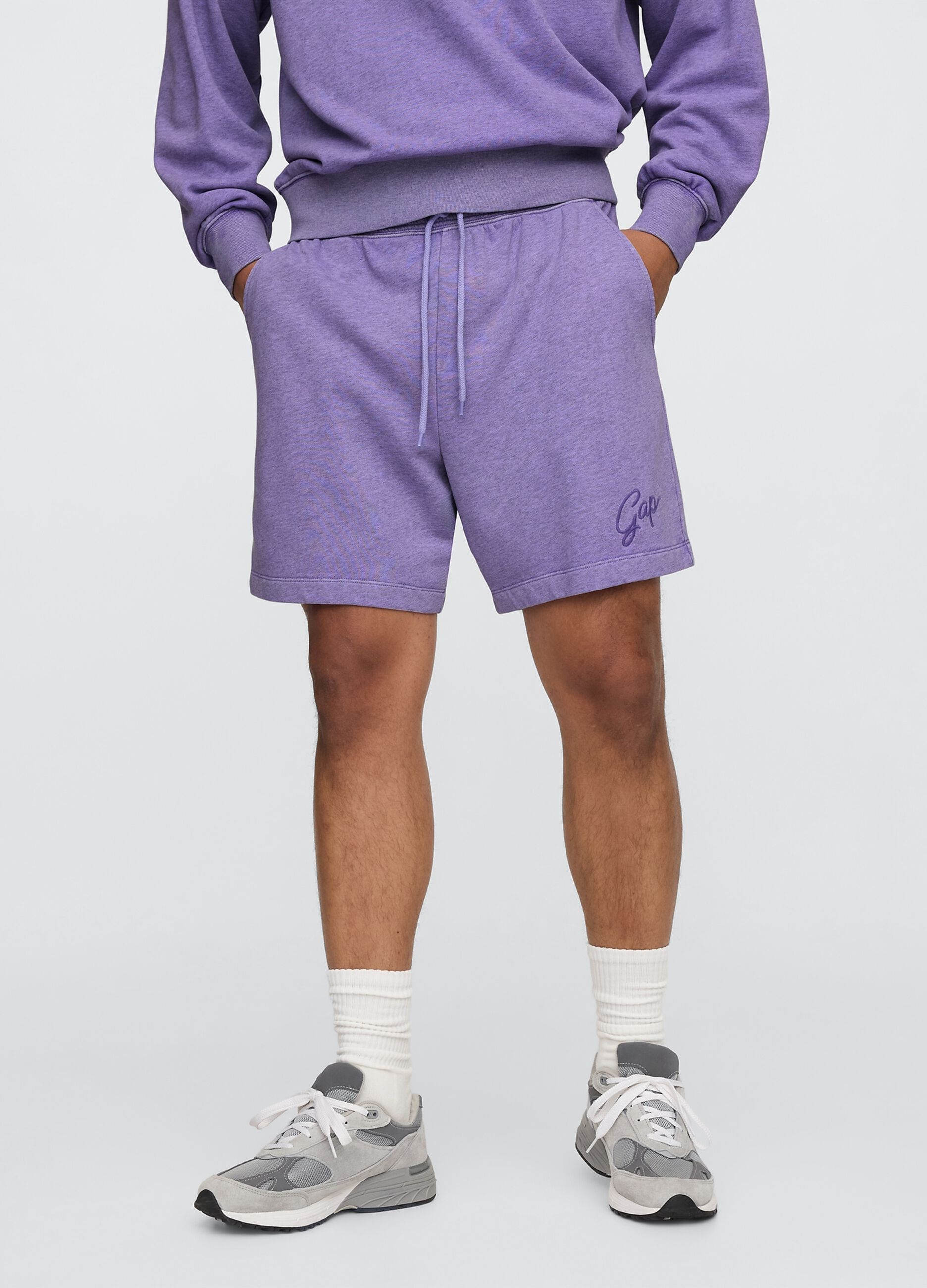 Gap purple shorts in cotton-polyester blend