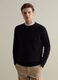 Cotton pullover with weave_0