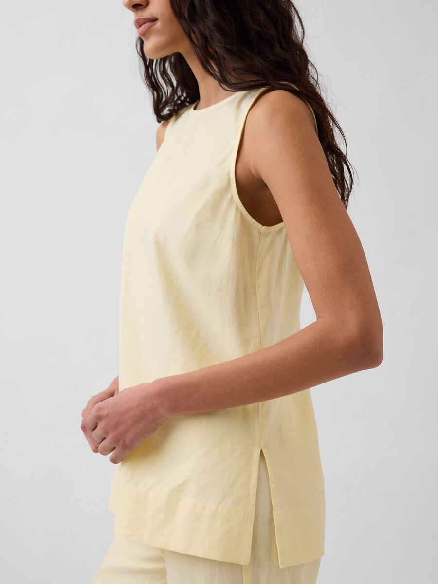 Linen-blend tank top_3