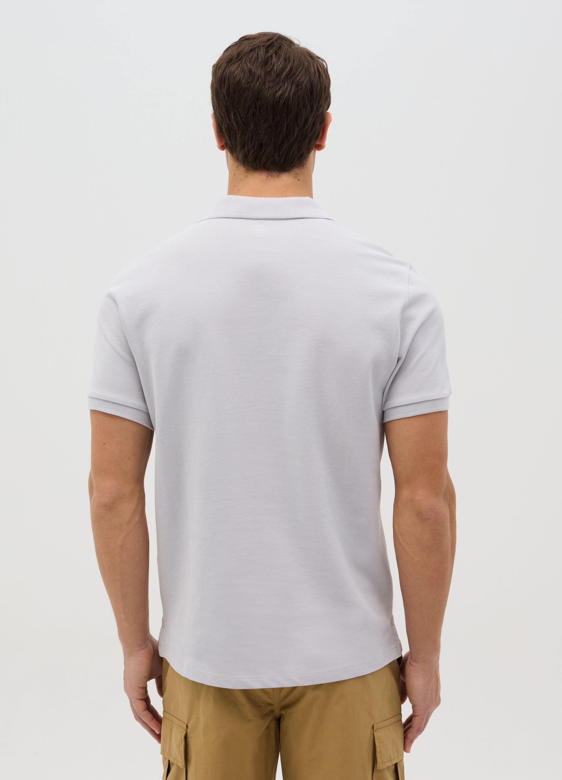 Organic cotton regular-fit polo shirt