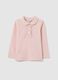 Girls' Pink Cotton Regular Fit Top_0