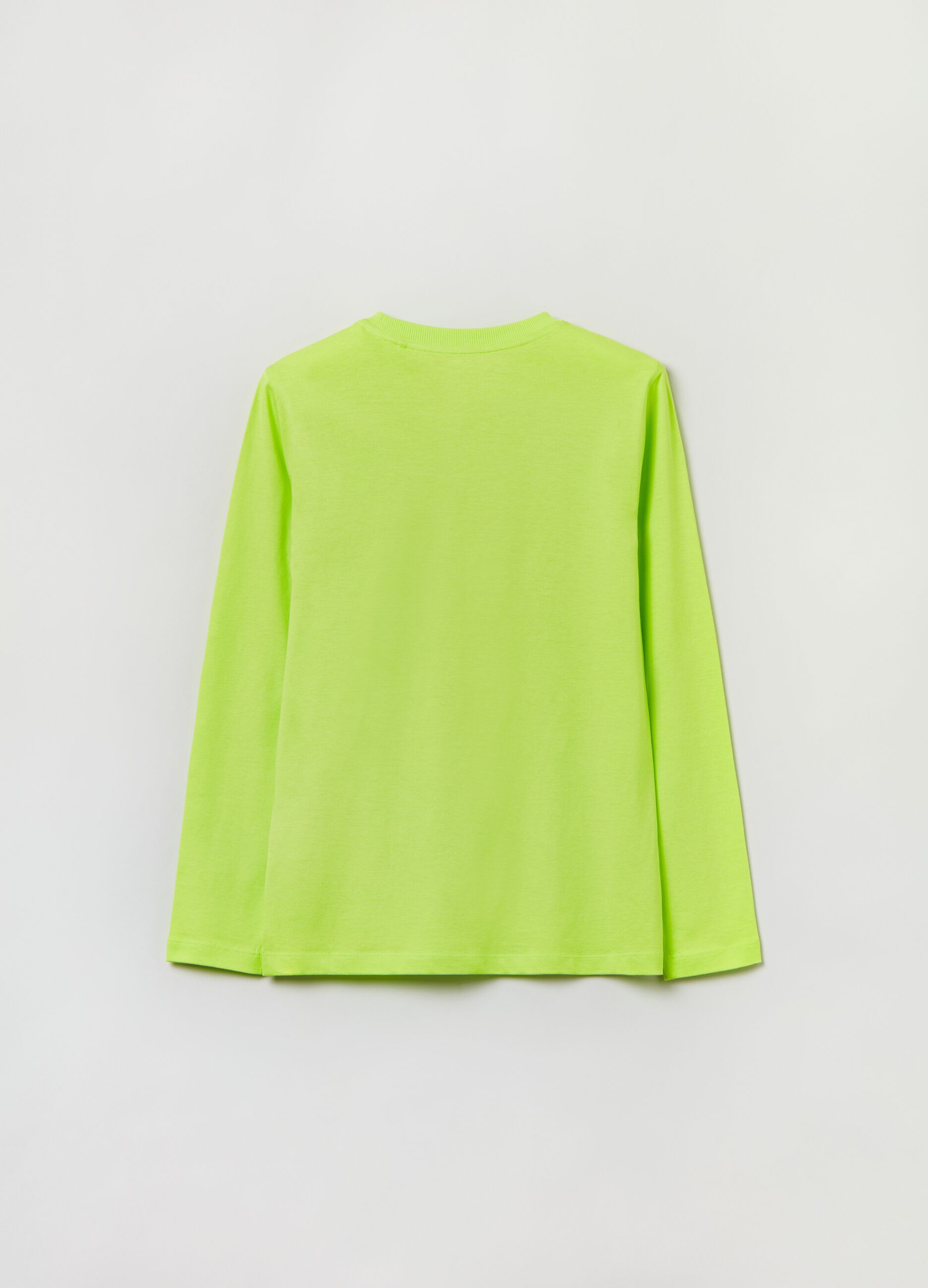 T-shirt a maniche lunghe con stampa_1