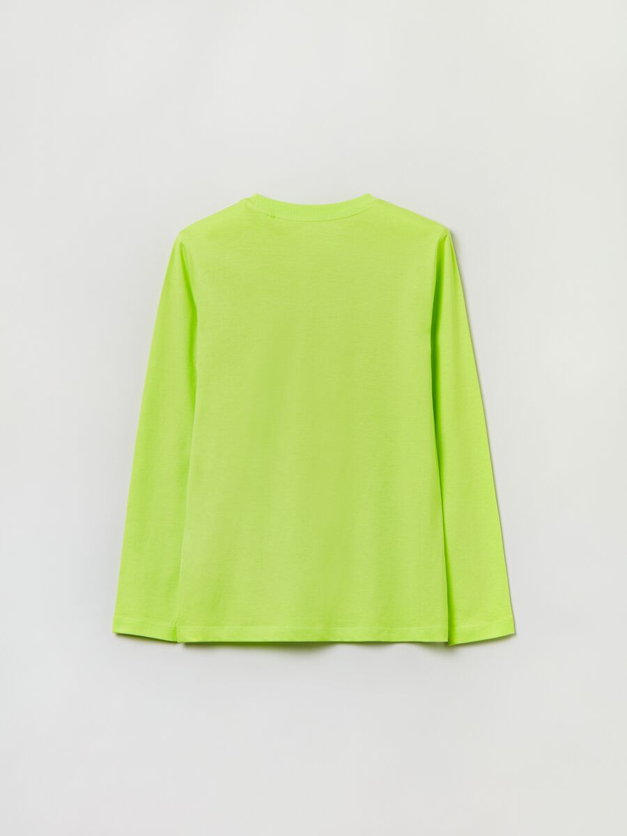 T-shirt a maniche lunghe con stampa_1