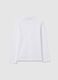Girls' white pure cotton polo, regular fit_1