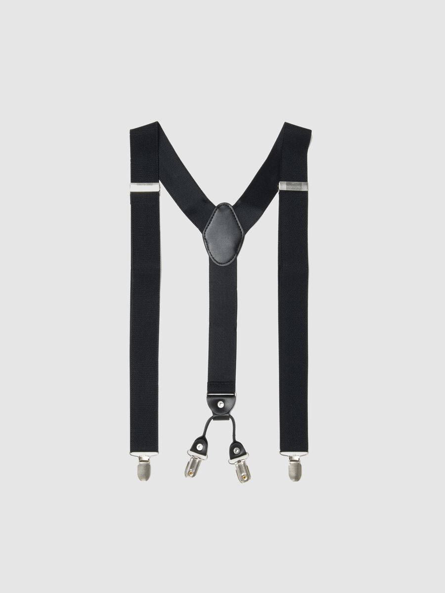 Bretelle nero con chiusure a clip_0