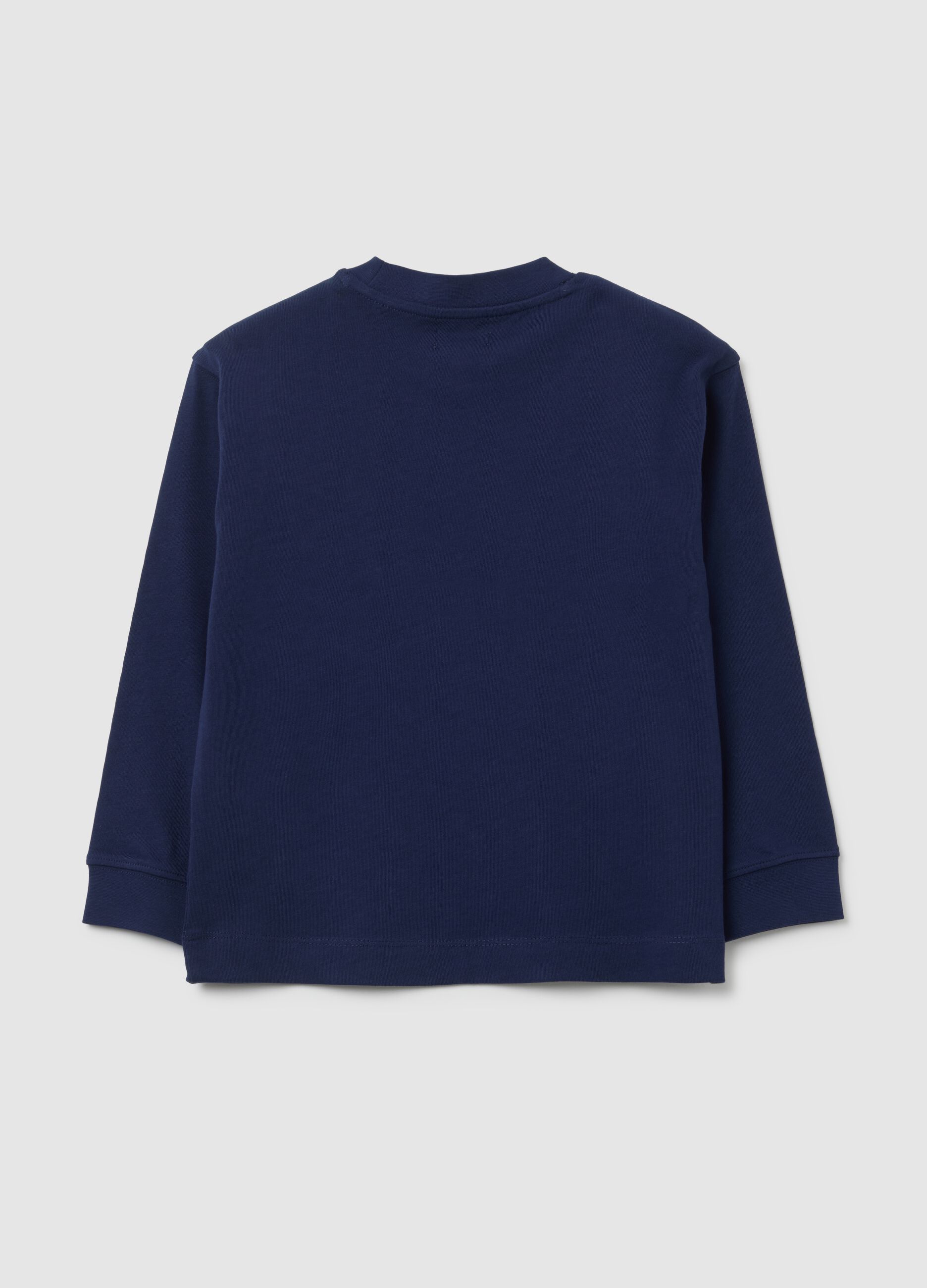 Children's blue pure cotton t-shirt regular fit