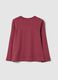 Girls' pure cotton red jumper regular fit_3