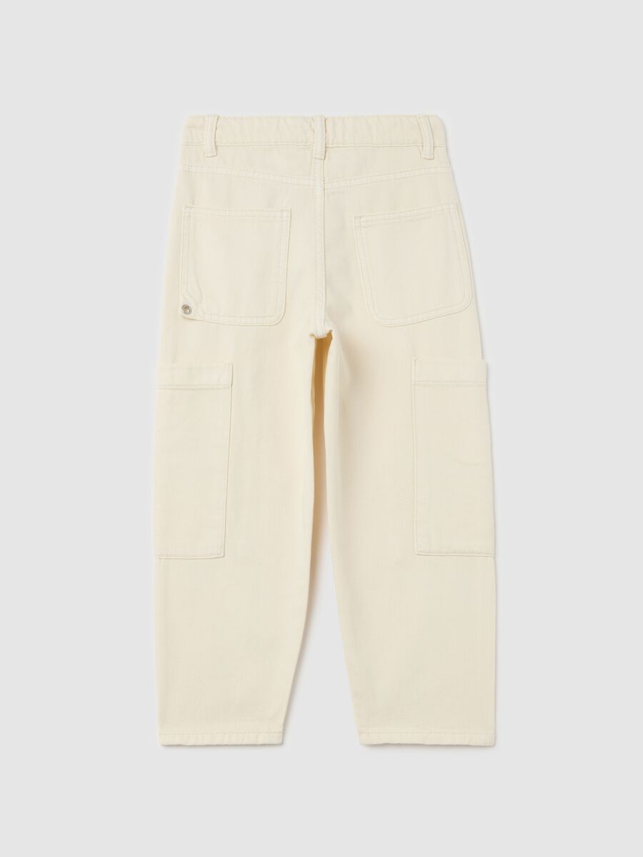 Cargo jeans in cotton_4