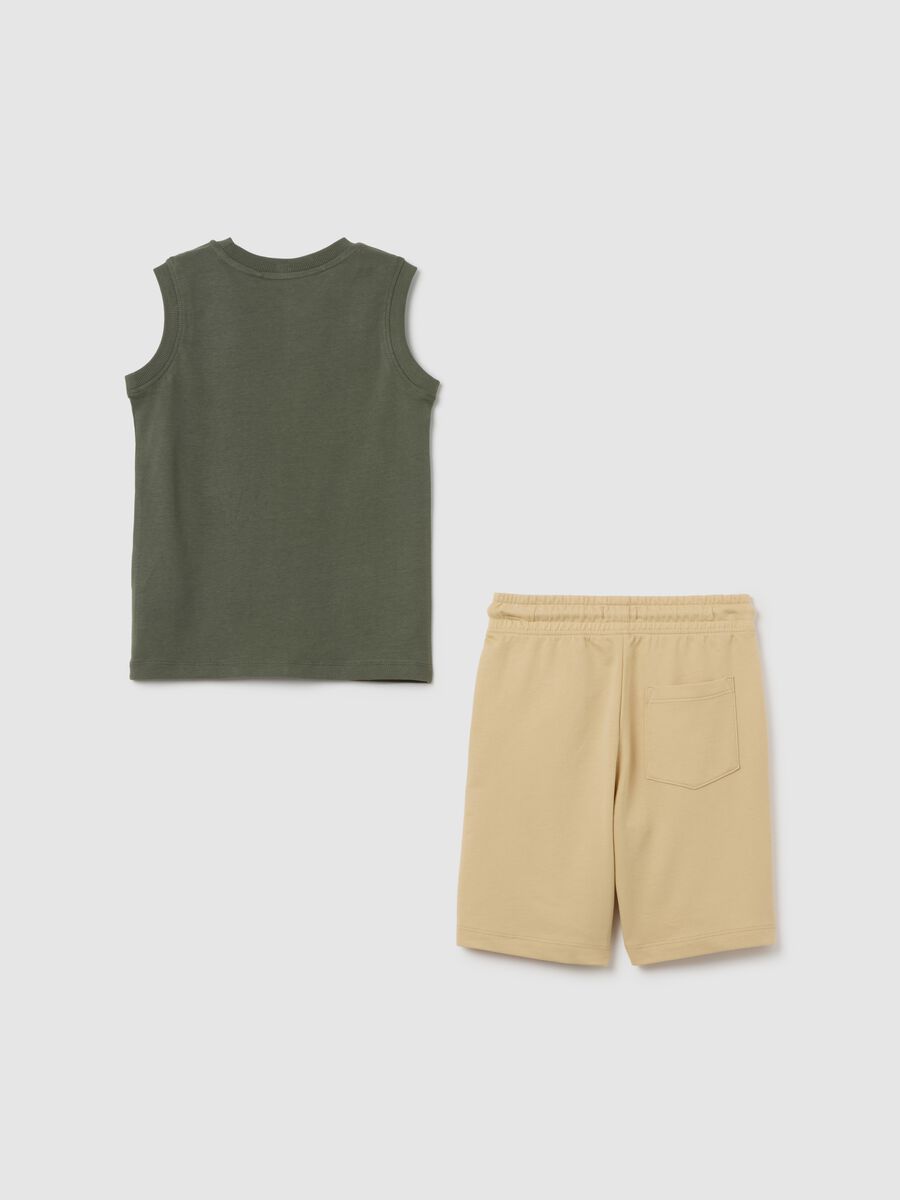 Multicoloured pure cotton regular fit children's set_1
