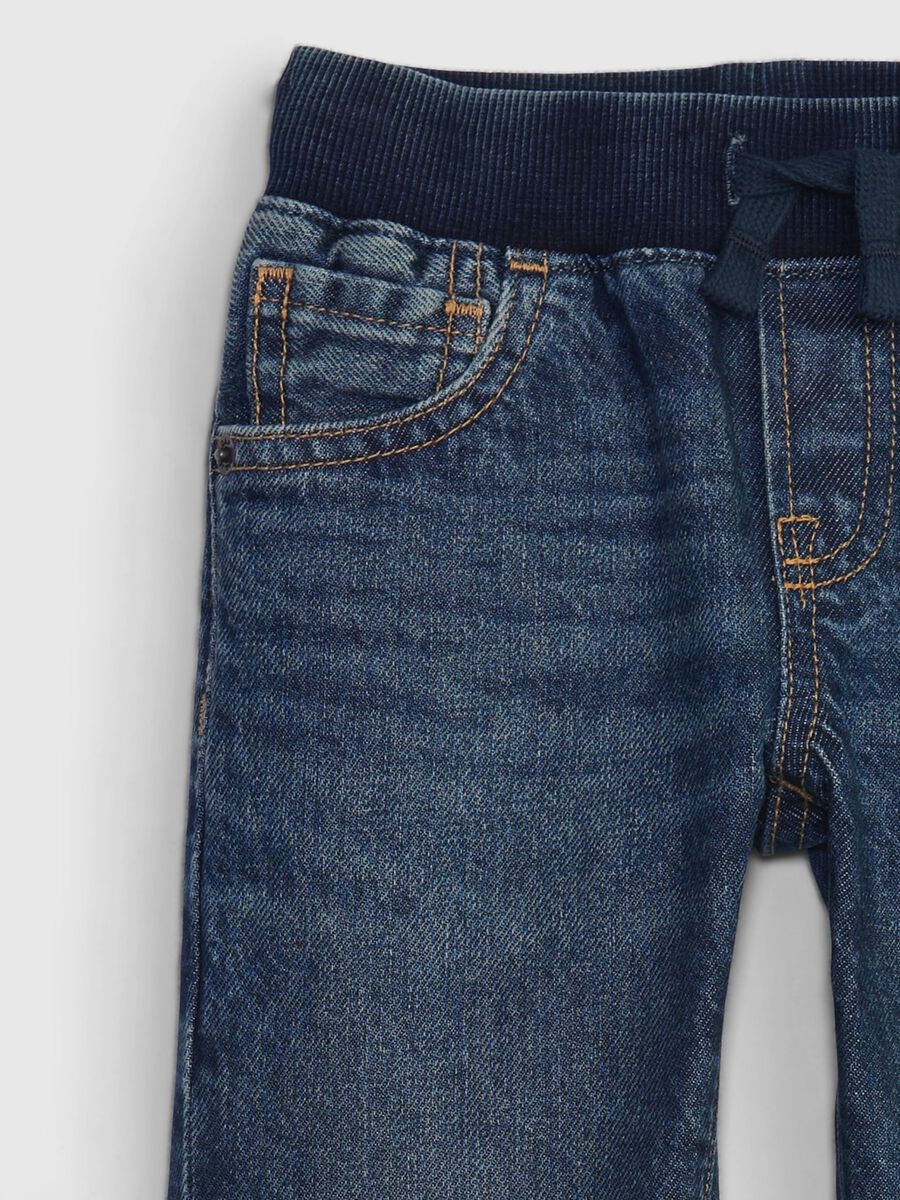 Pantaloni denim blu per bambino_2