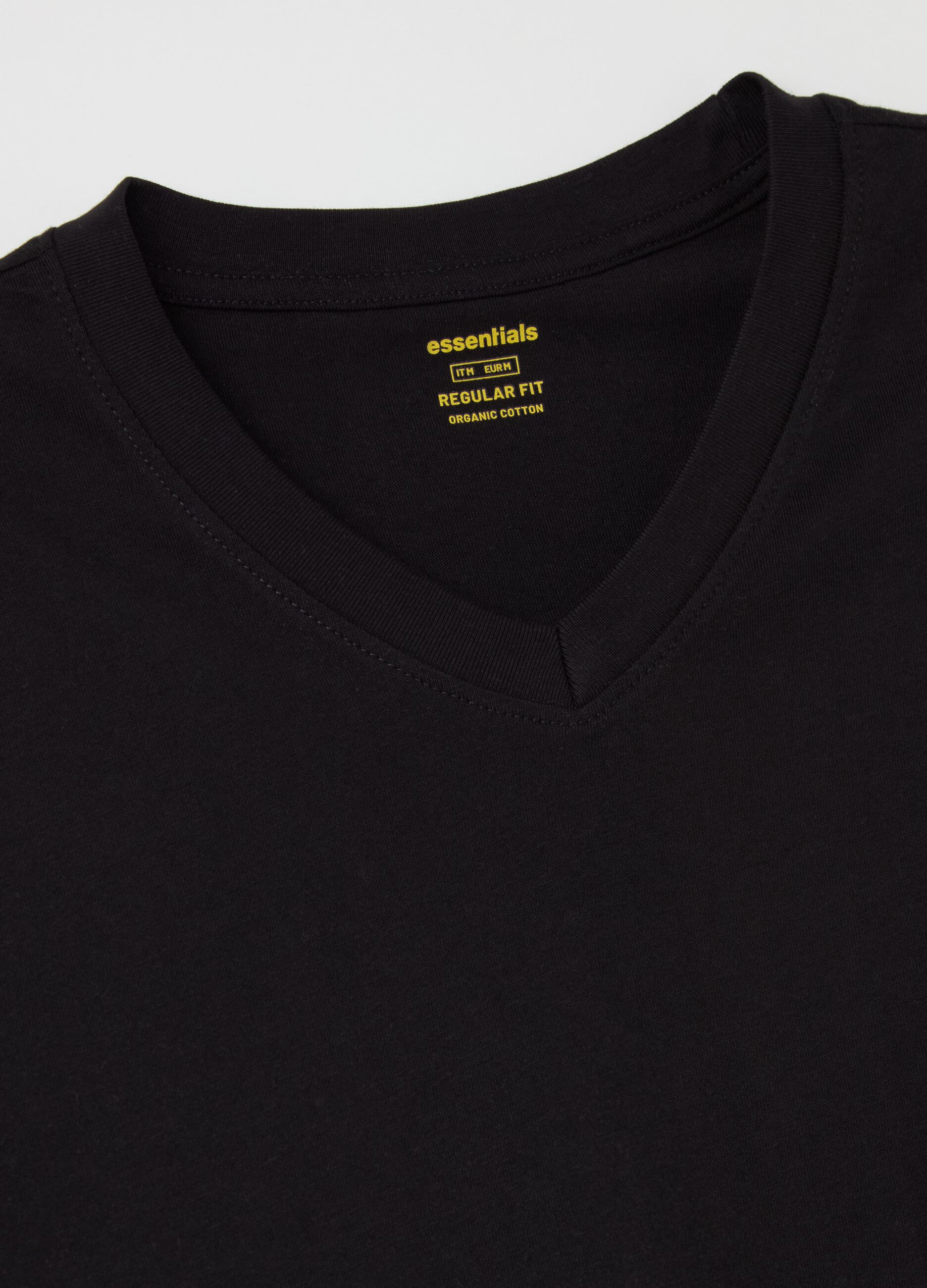 Cotton V-neck T-shirt