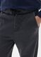 Boys' black cotton blend jogger trousers in over fit_2