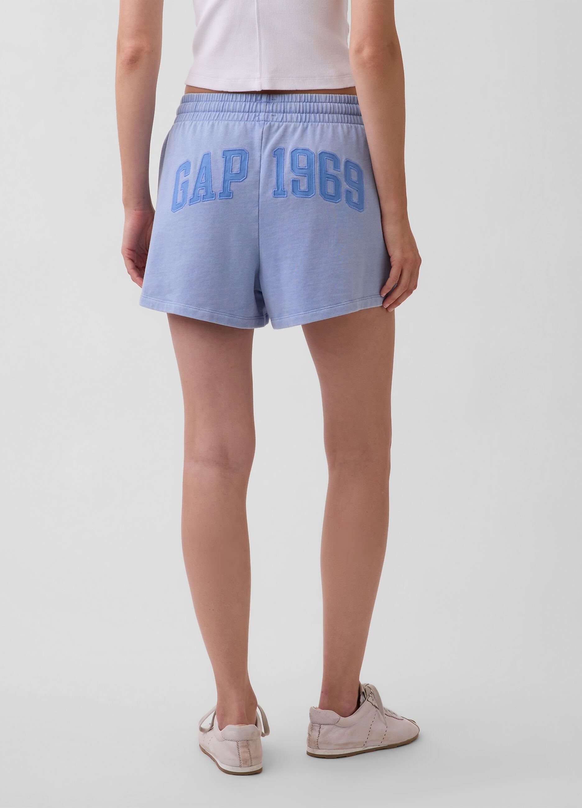 Cotton-blend shorts