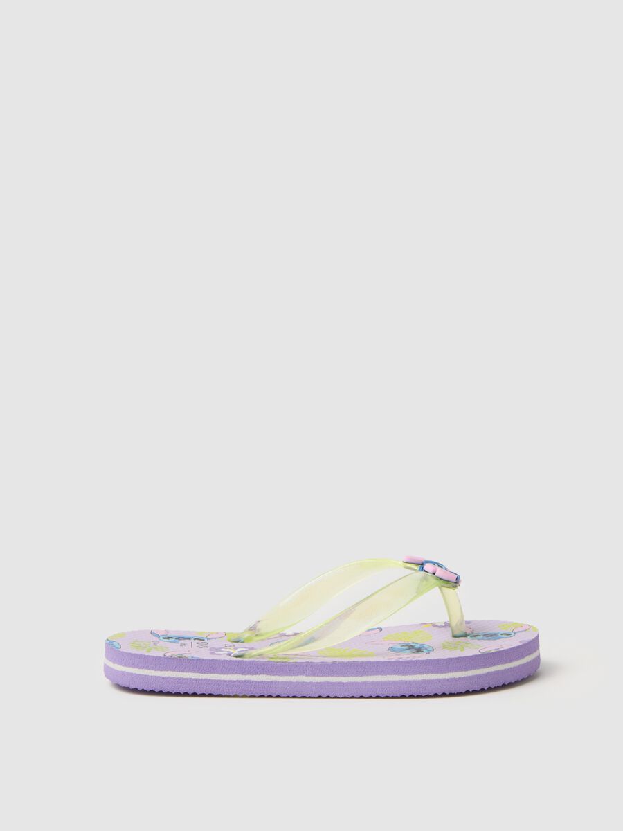 Multicolour PVC children's flip flops with Stitch_0