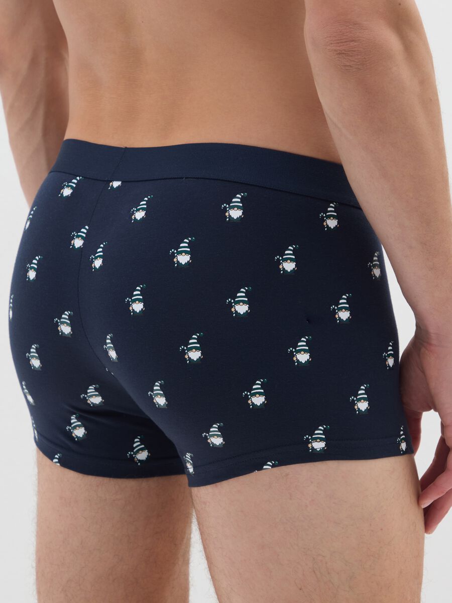 Twin-pack regular fit blue stretch cotton boxers_2