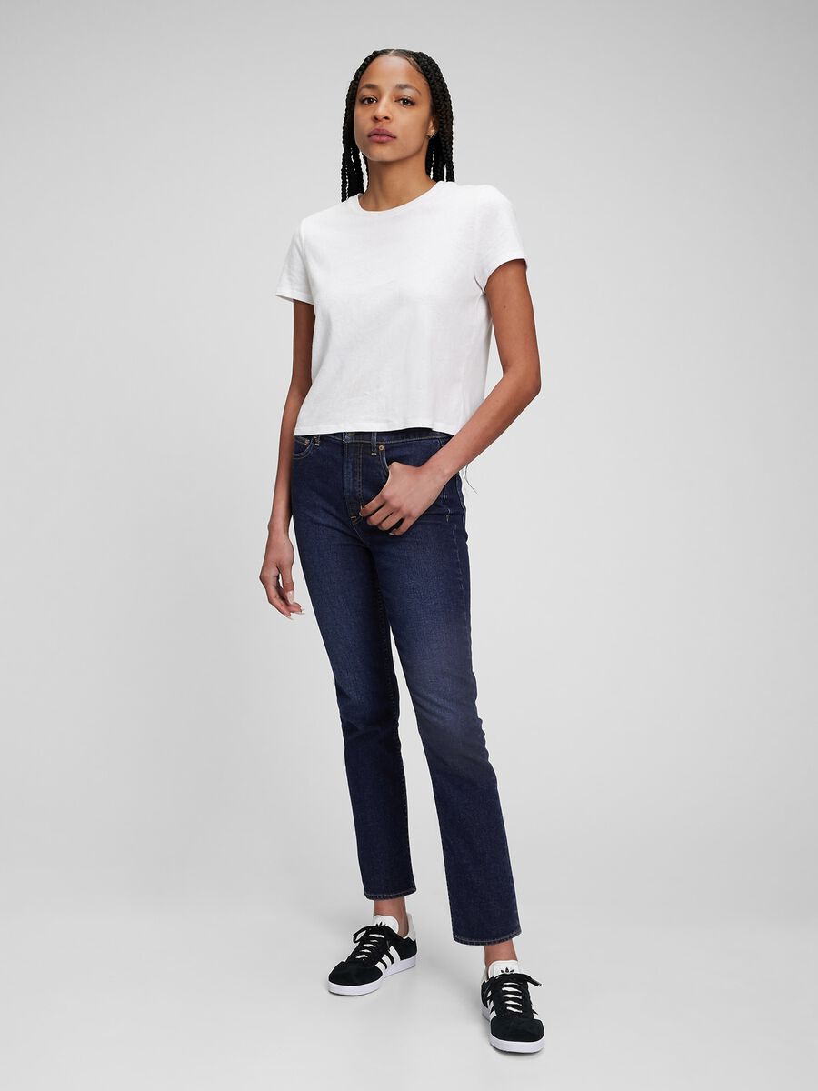 Slim-fit ankle jeans_0