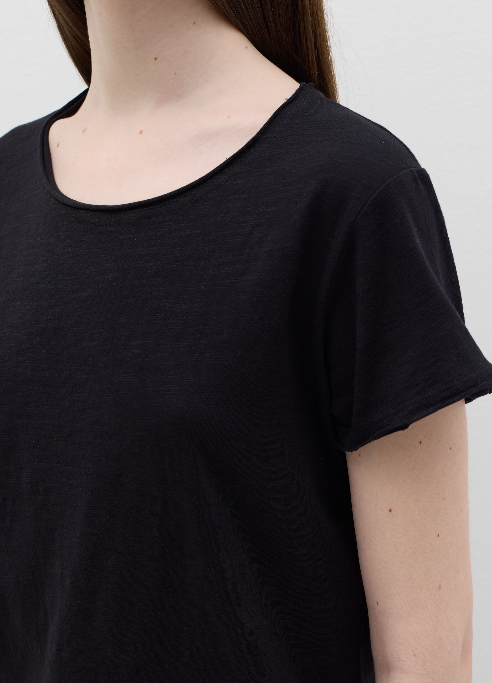 Slub jersey T-shirt