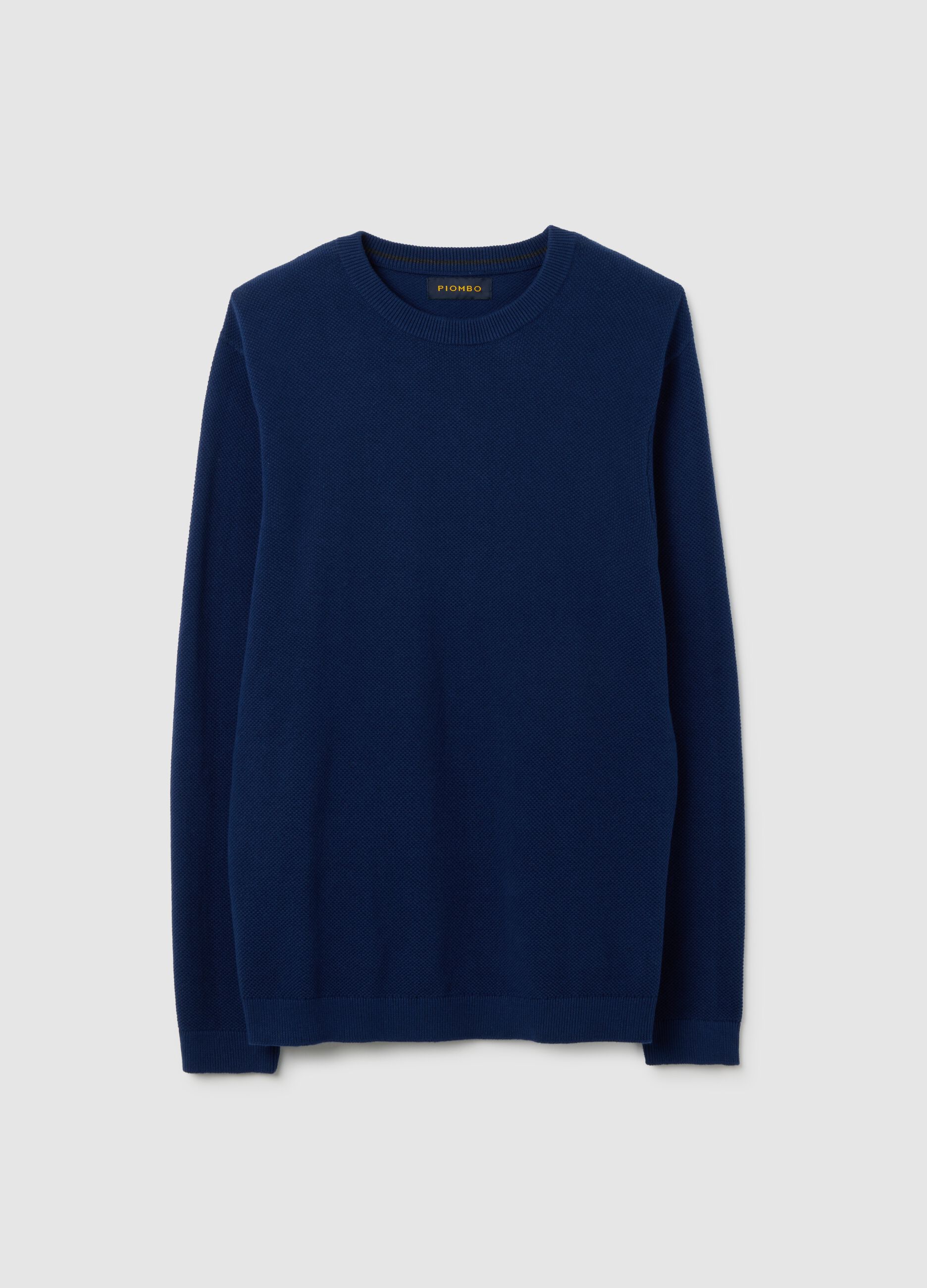 Blue Cotton Sweater