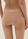 Comfortable beige regular fit stretch organic cotton briefs_3