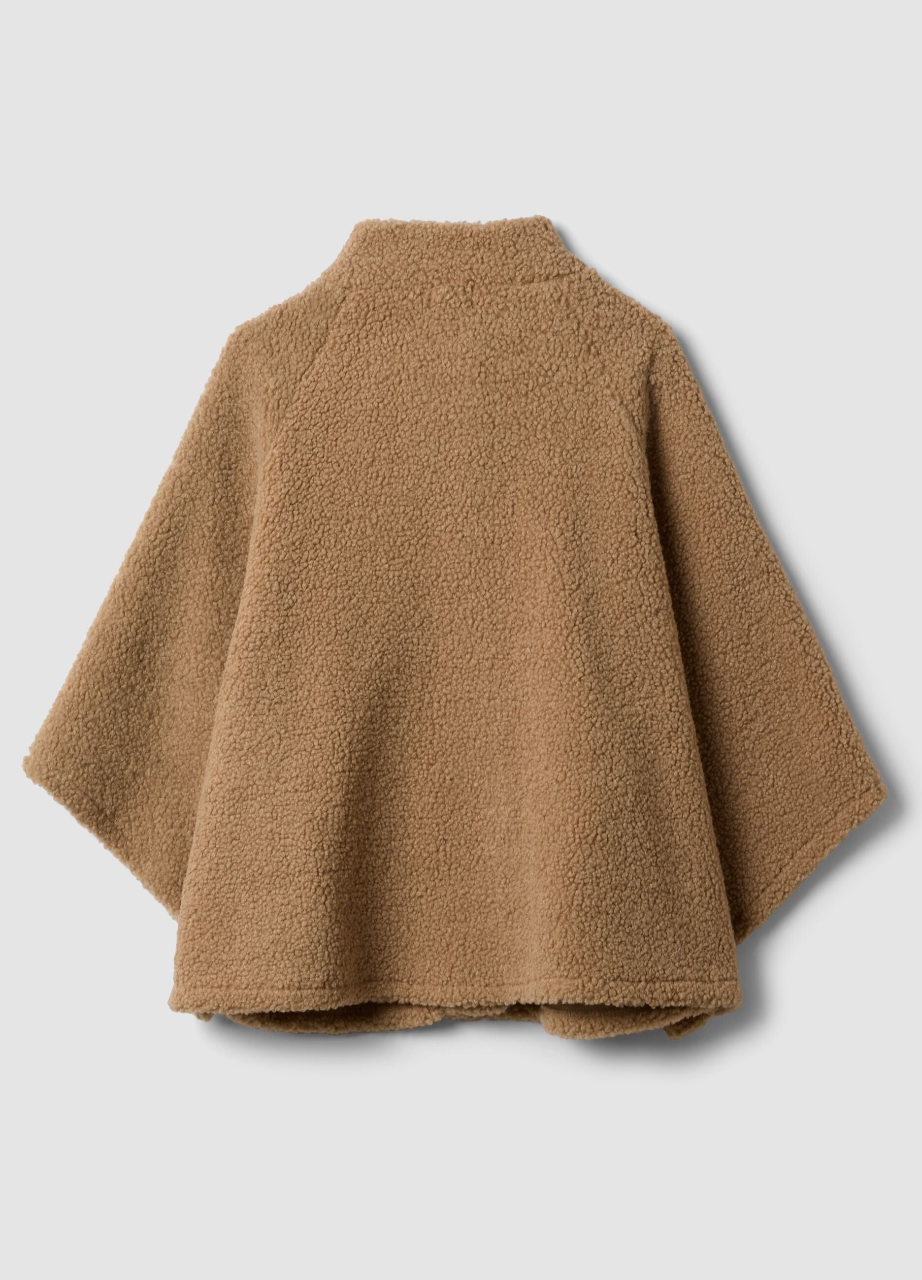 Light brown regular-fit coat with buttons