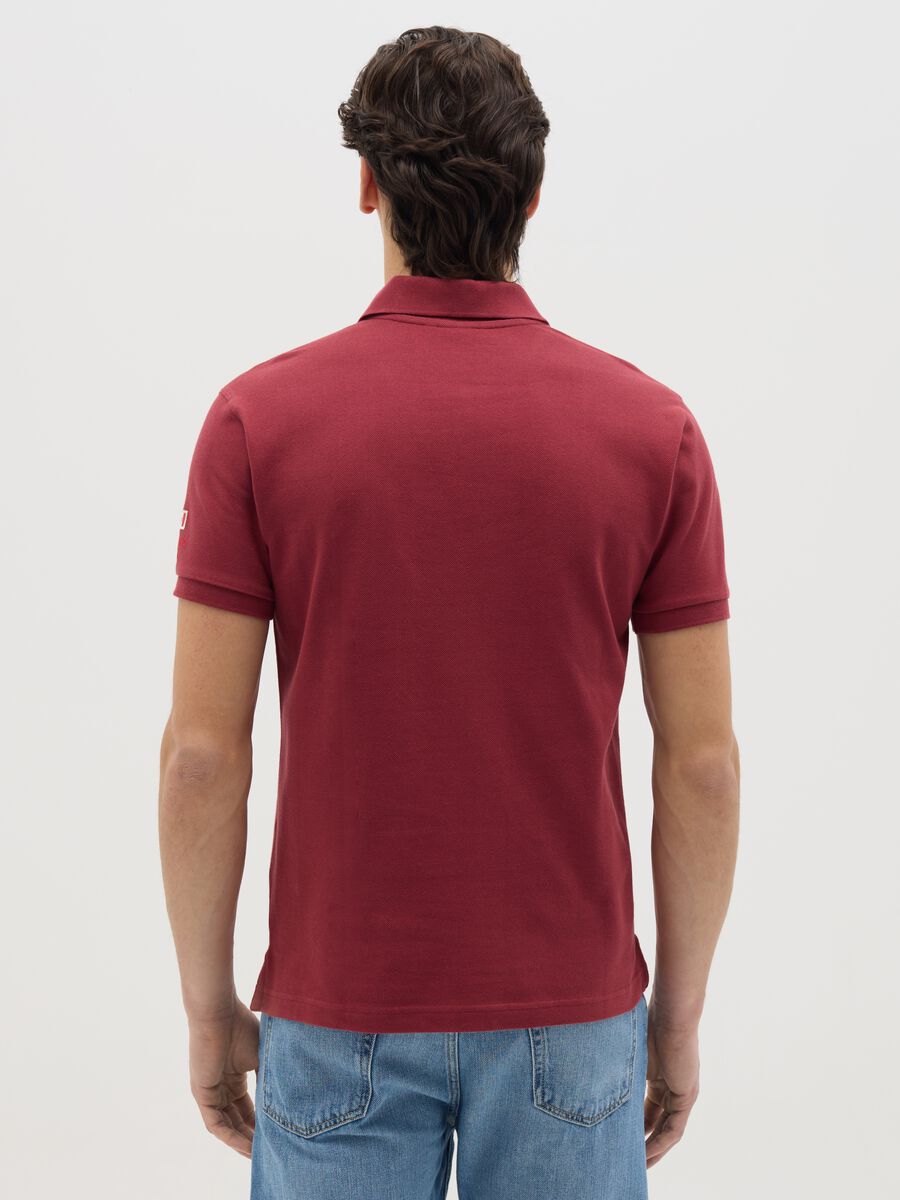Piquet polo shirt with embroidered logo_3