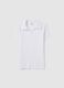 Women's pure cotton white polo shirt_4