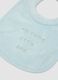Twin pack of blue and white organic cotton baby bibs_1