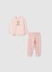 Baby girls&rsquo; pink pure cotton pyjamas with teddy bear print, regular fit_0