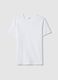 White pure cotton regular fit T-shirt_4