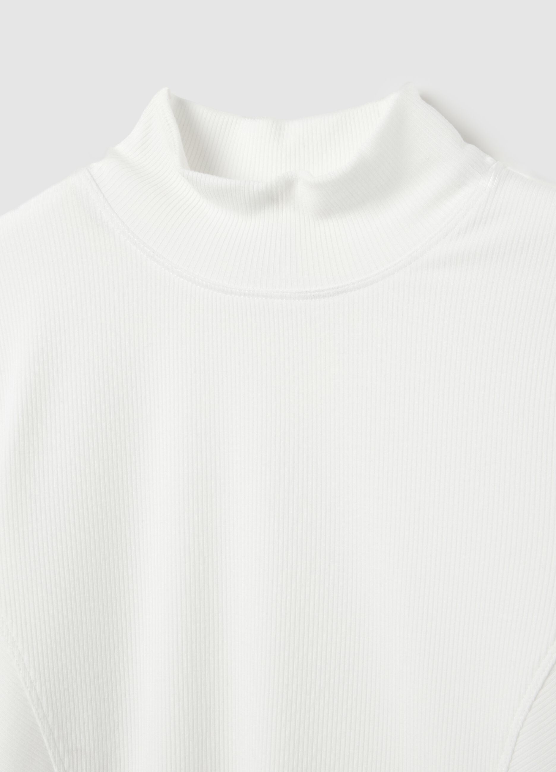 Mock Neck Long Sleeve T-shirt ALTAVIA STUDIO
