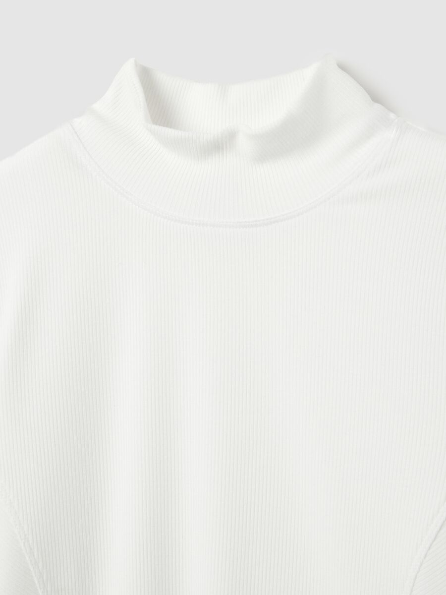 Mock Neck Long Sleeve T-shirt ALTAVIA STUDIO_5