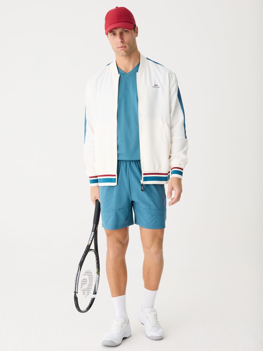 SLAZENGER Bermuda shorts in technical fabric_0