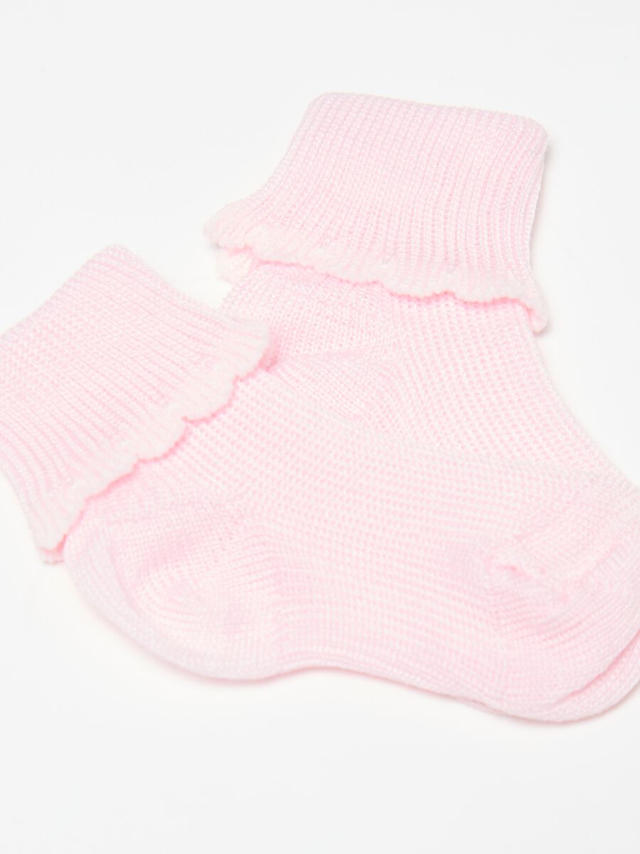 Two-pack socks with fold_1