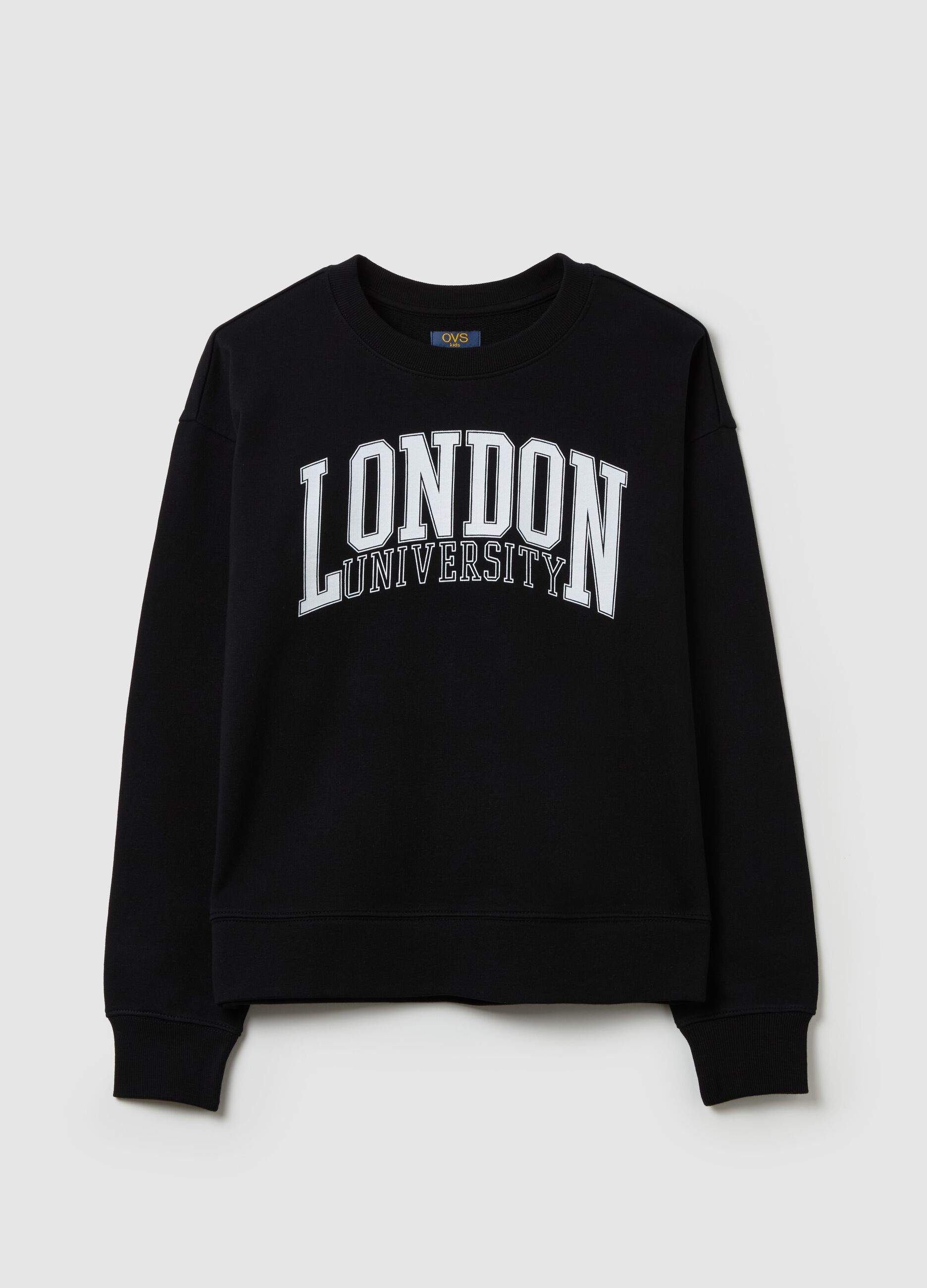 French terry sweatshirt with print