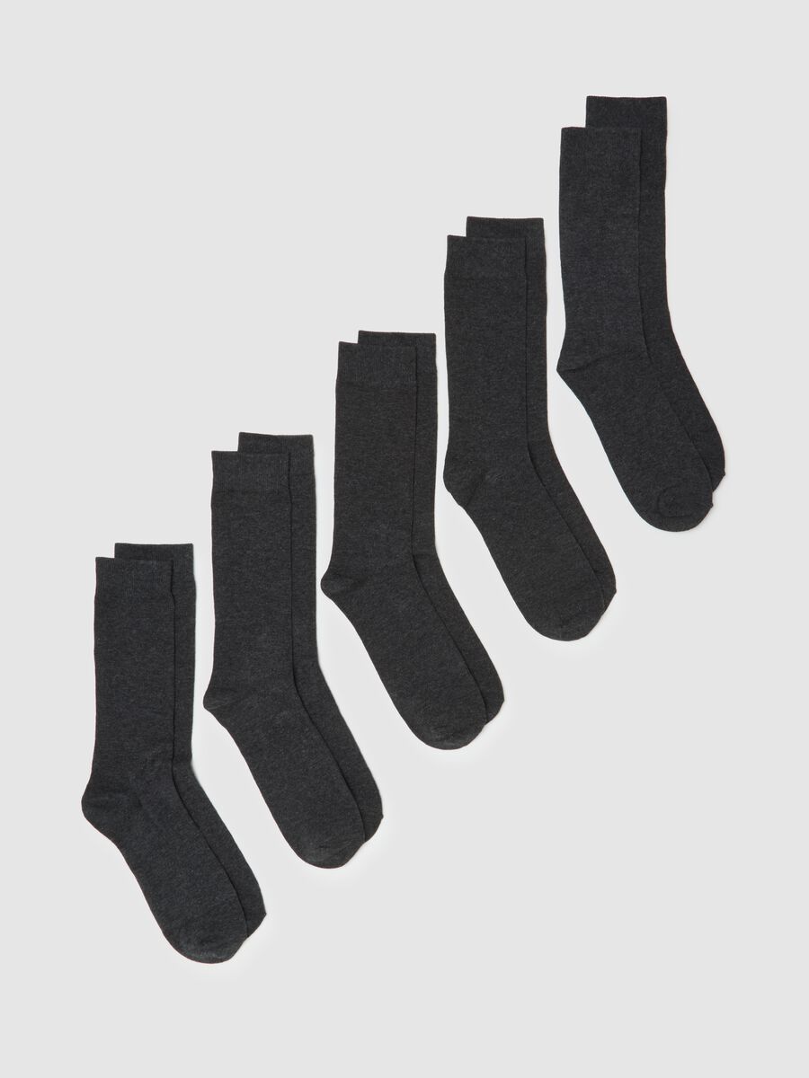 Grey Cotton Short Socks Multipack Set_0